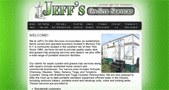 Desktop Screenshot of jeffsonsiteservices.com