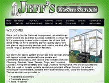 Tablet Screenshot of jeffsonsiteservices.com